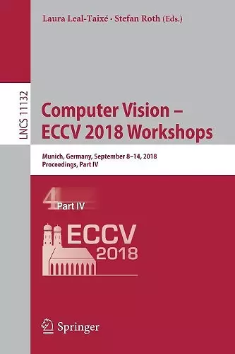 Computer Vision – ECCV 2018 Workshops cover