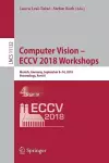 Computer Vision – ECCV 2018 Workshops cover