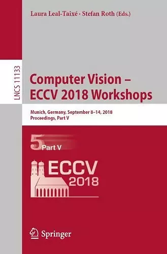 Computer Vision – ECCV 2018 Workshops cover