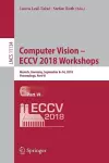 Computer Vision – ECCV 2018 Workshops cover