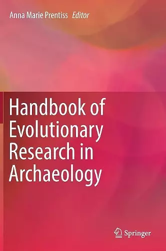 Handbook of Evolutionary Research in Archaeology cover