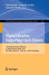 Digital Libraries: Supporting Open Science cover