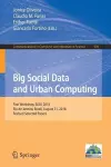 Big Social Data and Urban Computing cover