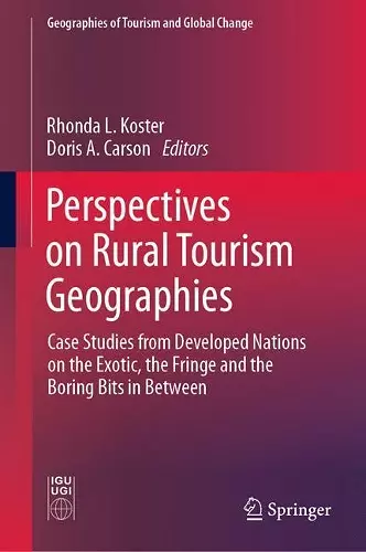 Perspectives on Rural Tourism Geographies cover