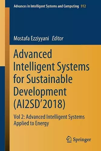 Advanced Intelligent Systems for Sustainable Development (AI2SD’2018) cover