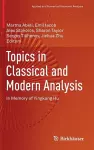 Topics in Classical and Modern Analysis cover