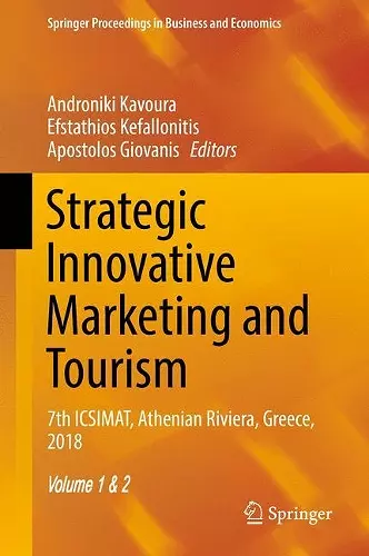 Strategic Innovative Marketing and Tourism cover