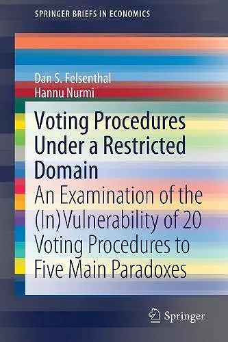 Voting Procedures Under a Restricted Domain cover