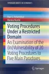 Voting Procedures Under a Restricted Domain cover