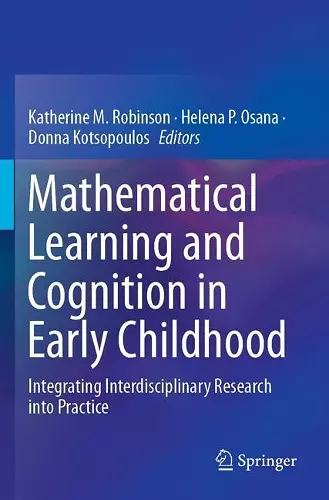 Mathematical Learning and Cognition in Early Childhood cover