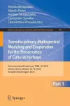 Transdisciplinary Multispectral Modeling and Cooperation for the Preservation of Cultural Heritage cover