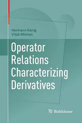 Operator Relations Characterizing Derivatives cover