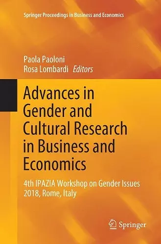 Advances in Gender and Cultural Research in Business and Economics cover