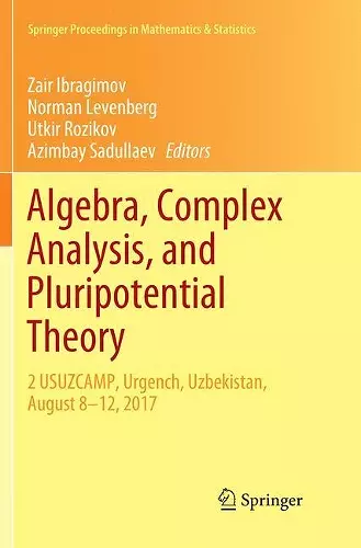 Algebra, Complex Analysis, and Pluripotential Theory cover