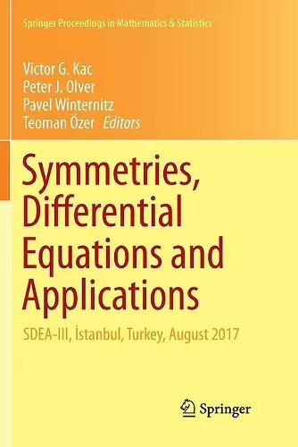 Symmetries, Differential Equations and Applications cover