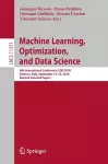 Machine Learning, Optimization, and Data Science cover