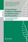 Computational Intelligence Methods for Bioinformatics and Biostatistics cover