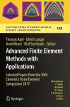 Advanced Finite Element Methods with Applications cover