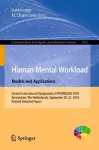 Human Mental Workload: Models and Applications cover