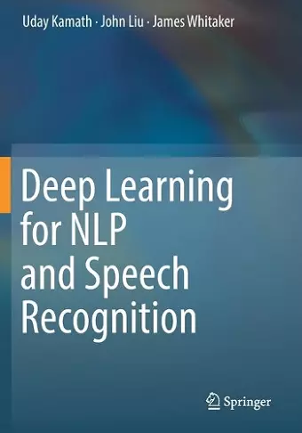 Deep Learning for NLP and Speech Recognition cover