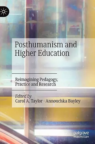 Posthumanism and Higher Education cover