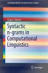 Syntactic n-grams in Computational Linguistics cover