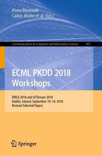 ECML PKDD 2018 Workshops cover