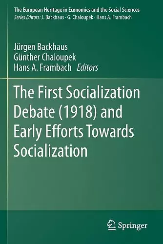 The First Socialization Debate (1918) and Early Efforts Towards Socialization cover