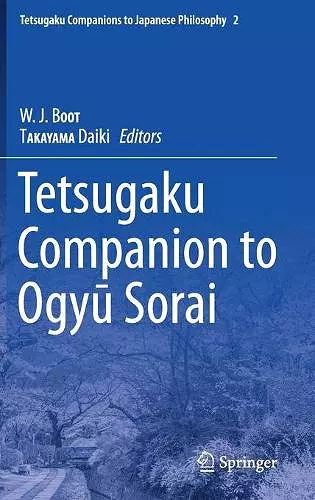 Tetsugaku Companion to Ogyu Sorai cover