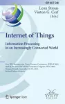 Internet of Things. Information Processing in an Increasingly Connected World cover