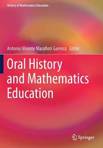 Oral History and Mathematics Education cover