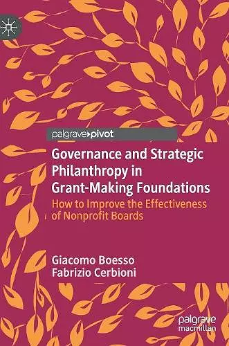 Governance and Strategic Philanthropy in Grant-Making Foundations cover