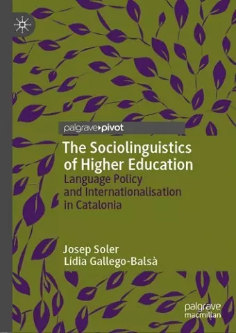 The Sociolinguistics of Higher Education cover