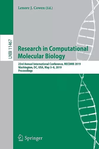 Research in Computational Molecular Biology cover