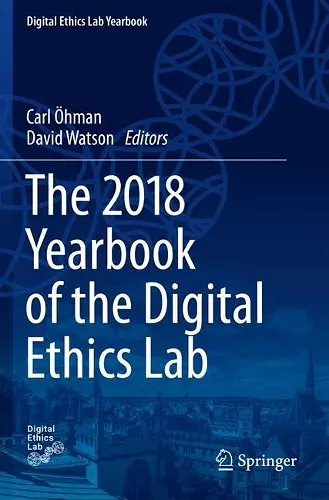 The 2018 Yearbook of the Digital Ethics Lab cover