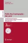 Public-Key Cryptography – PKC 2019 cover