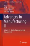 Advances in Manufacturing II cover