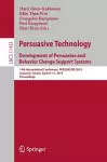 Persuasive Technology: Development of Persuasive and Behavior Change Support Systems cover