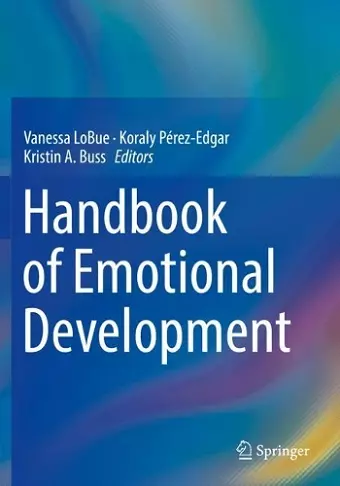 Handbook of Emotional Development cover