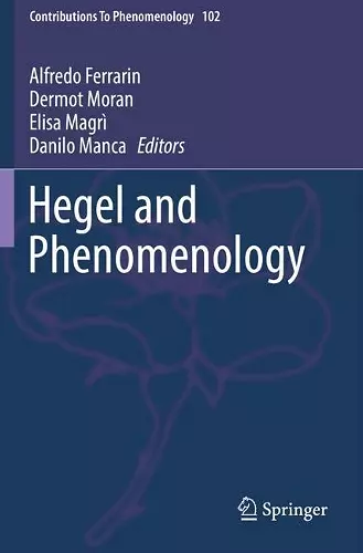 Hegel and Phenomenology cover