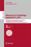 Advances in Cryptology – EUROCRYPT 2019 cover