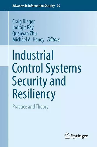 Industrial Control Systems Security and Resiliency cover