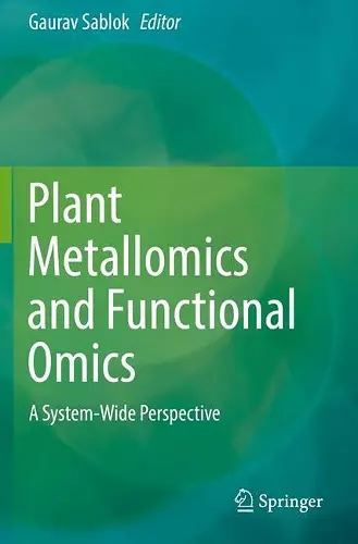 Plant Metallomics and Functional Omics cover