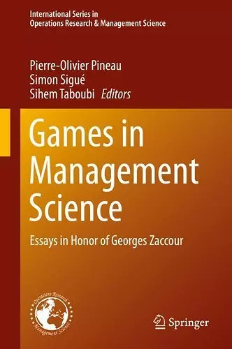 Games in Management Science cover