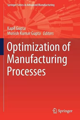 Optimization of Manufacturing Processes cover