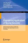 Engineering Applications of Neural Networks cover
