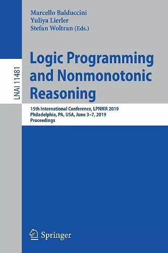 Logic Programming and Nonmonotonic Reasoning cover