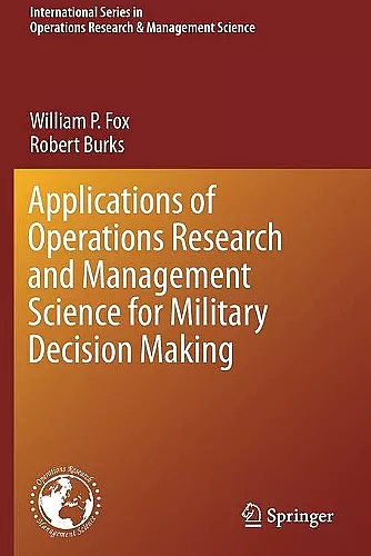 Applications of Operations Research and Management Science for Military Decision Making cover