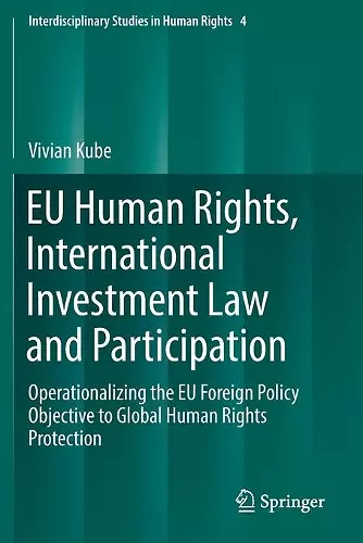 EU Human Rights, International Investment Law and Participation cover