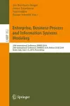 Enterprise, Business-Process and Information Systems Modeling cover